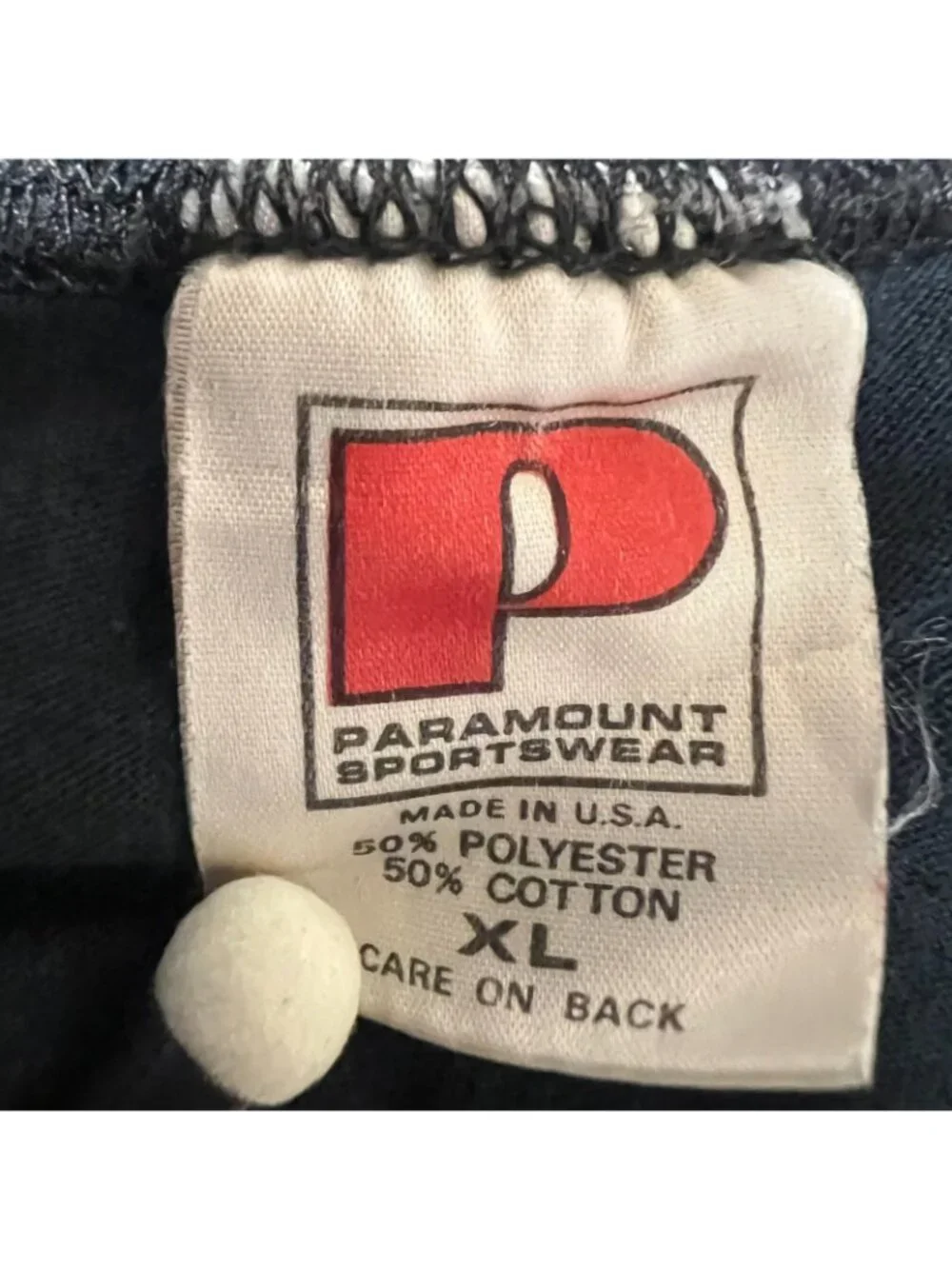 Vintage 1990s Black Single Stitch 